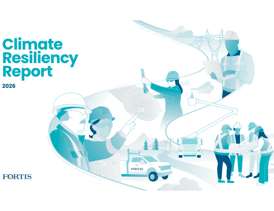 24858 FORTIS CLIMATE COVER_non border 1 White and blue graphics of employees and assets